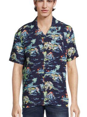 Star Wars Disney Mens Rayon‎ Hawaiian Shirt Size 2X BABY YODA Mandalorian